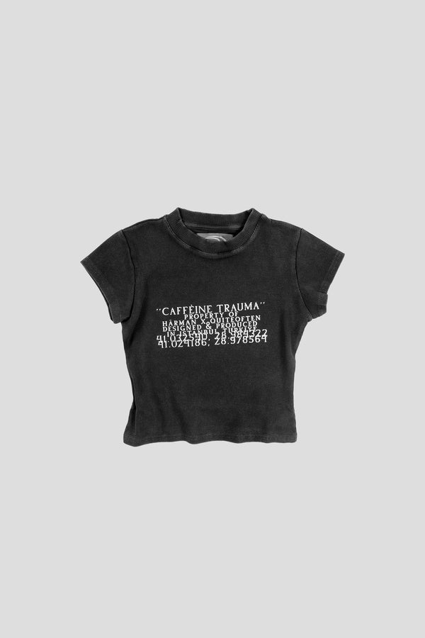 COORDINAT BABY TEE  - BLACK