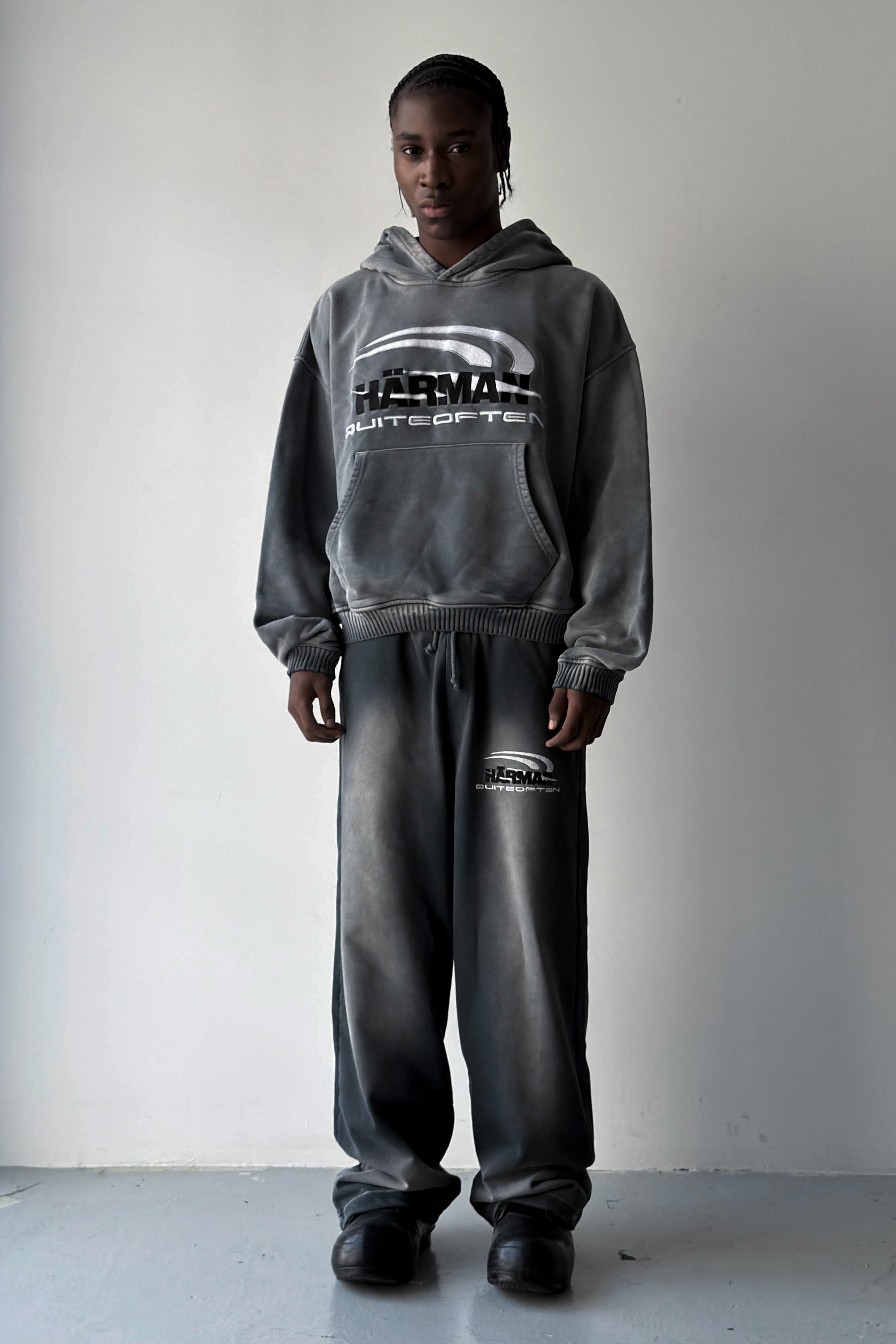 GREY HÄRMAN QUITEOFTEN SWEATPANTS – HÄRMAN COFFEE